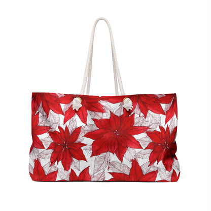 Christmas Blossom Sketch Weekender Bag