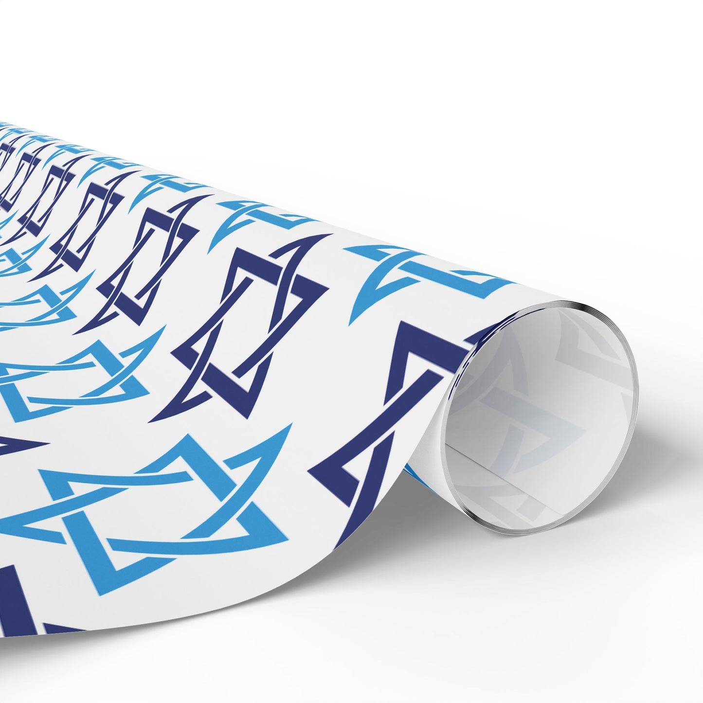 Star of David 2 Hanukkah Wrapping Paper