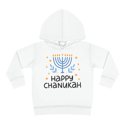 Happy Chanukah Toddler Pullover Fleece Hoodie