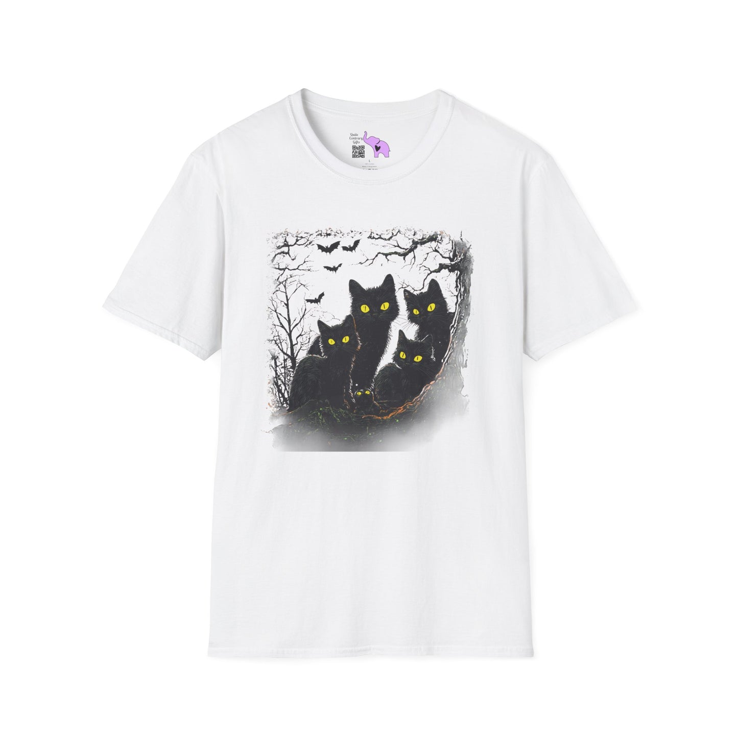 Black Cats Adult T-shirt