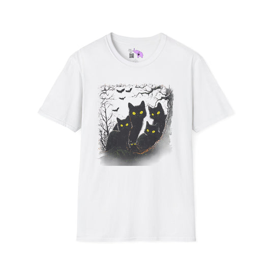Black Cats Adult T-shirt