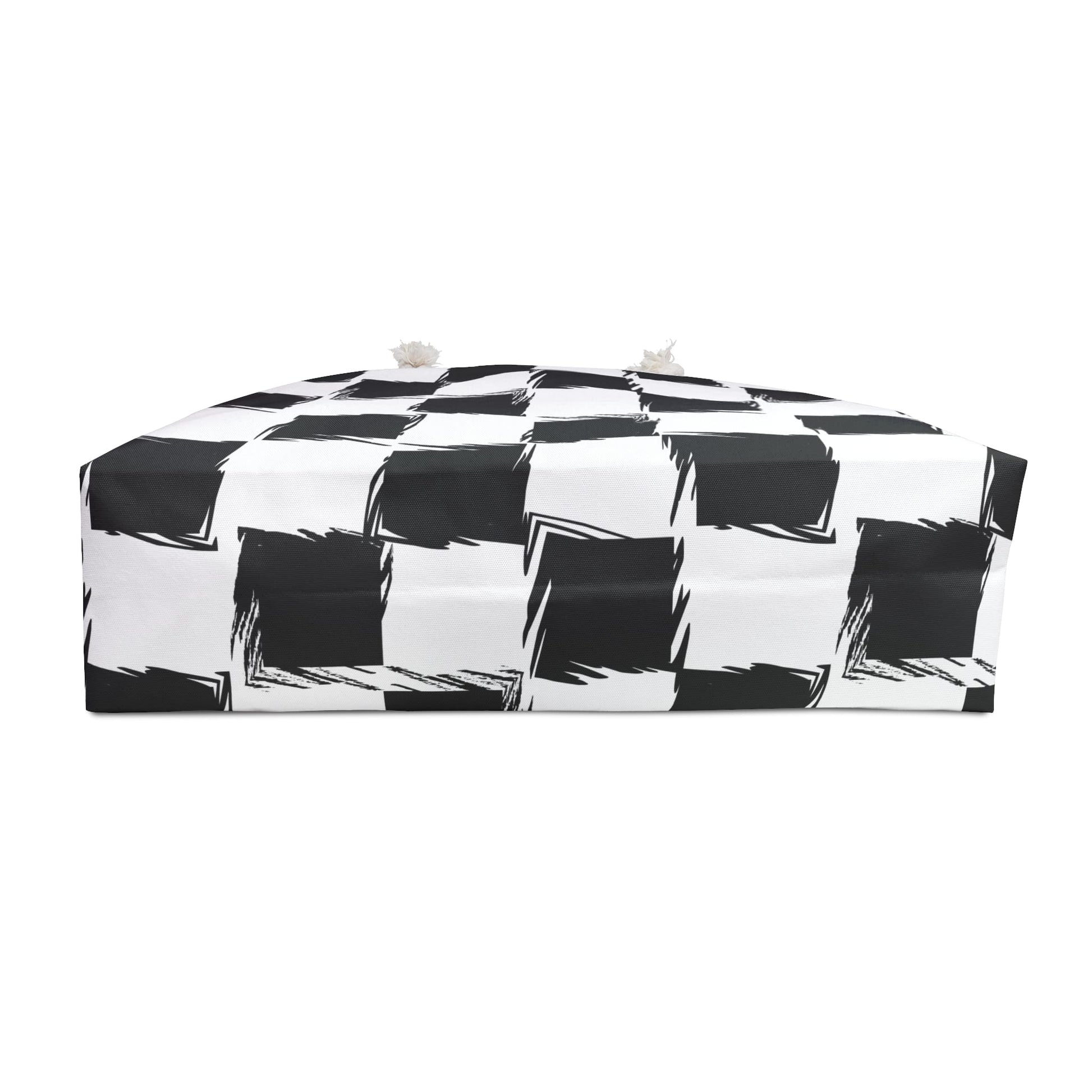 Distorted Check Weekender Bag