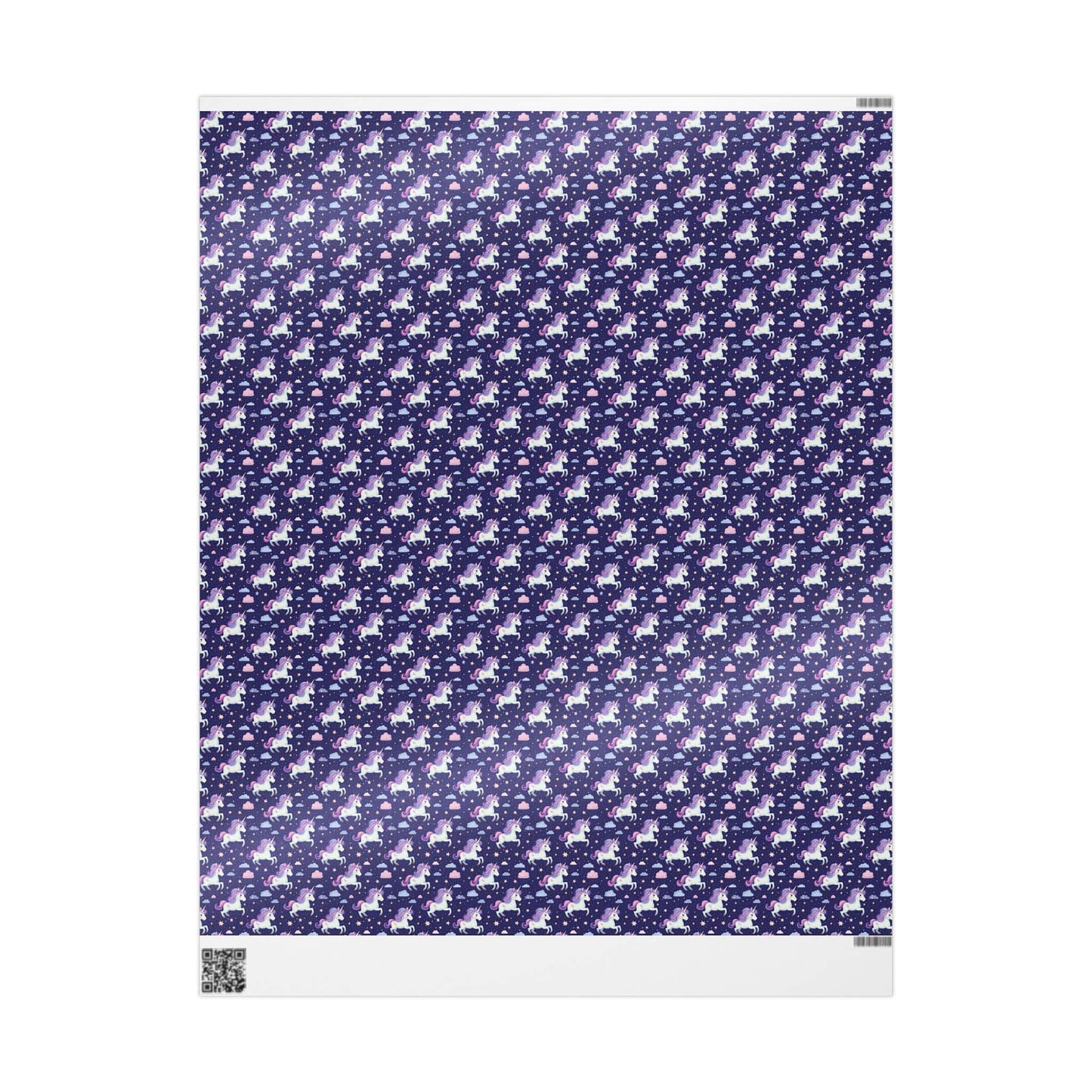 Starlight Unicorn Parade Wrapping Paper