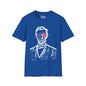 Abraham Lincoln w/Flag Sunglasses Adult T-shirt