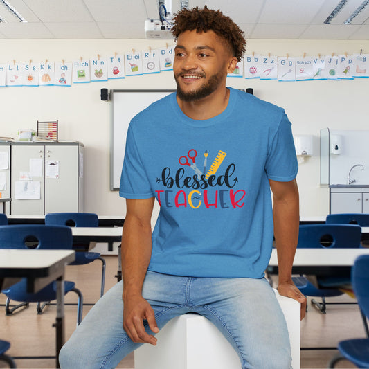 Blessed Teacher Adult T-shirt