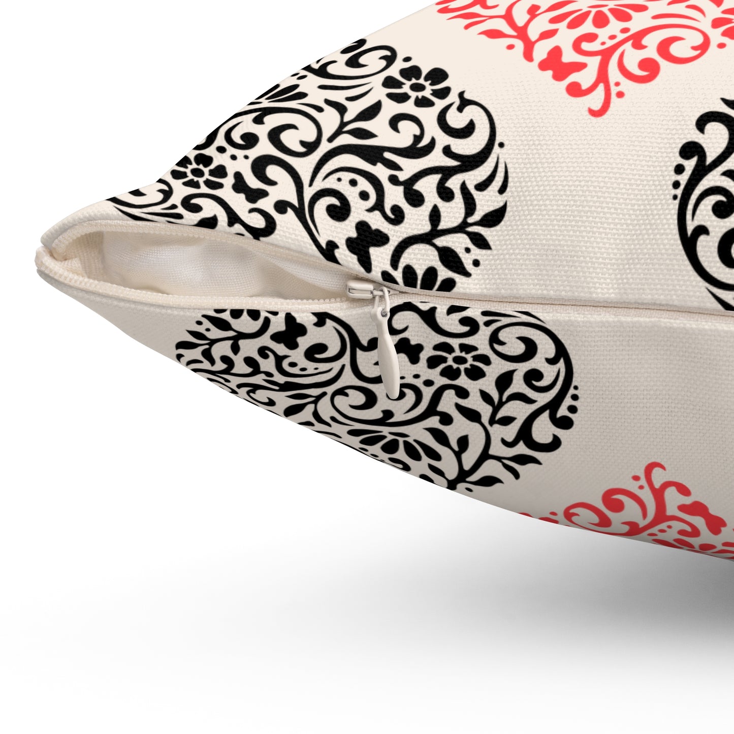 Rustic Hearts Throw Pillow