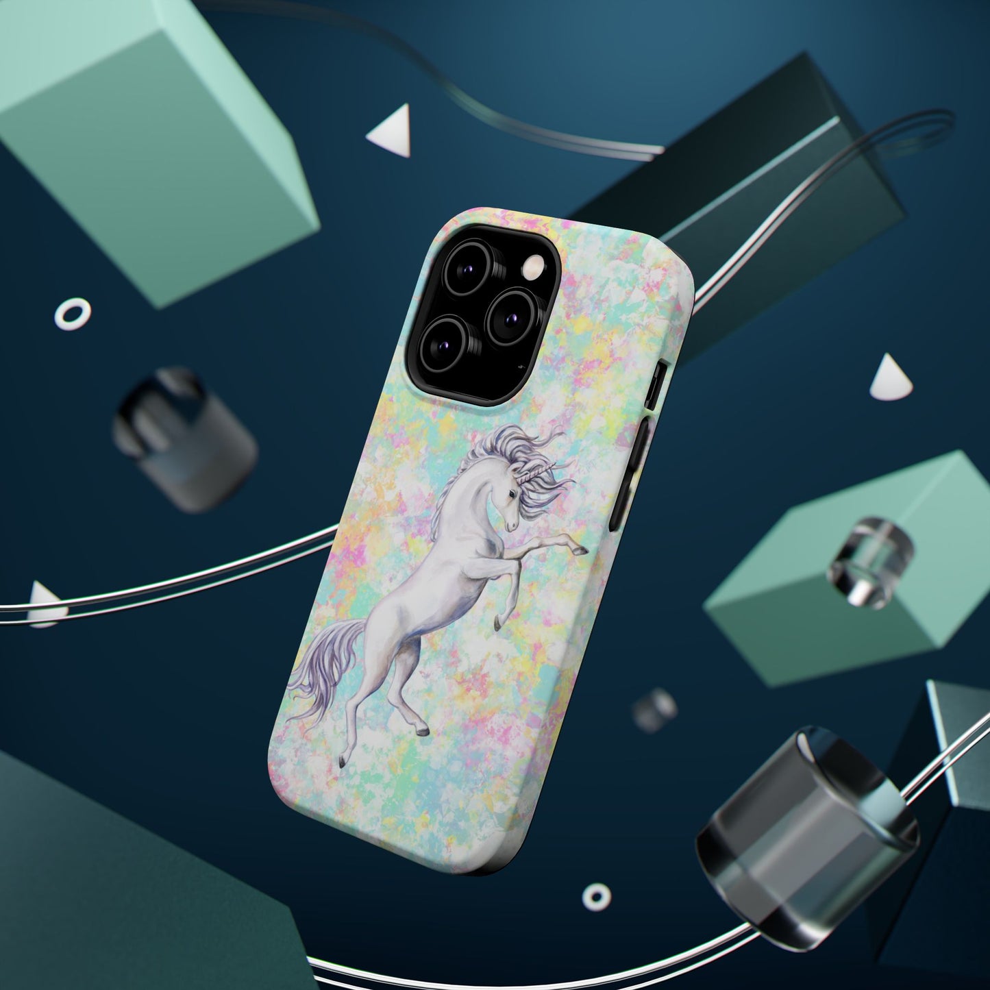 Pastel Pegasus MagSafe® Compatible Tough Case for iPhone