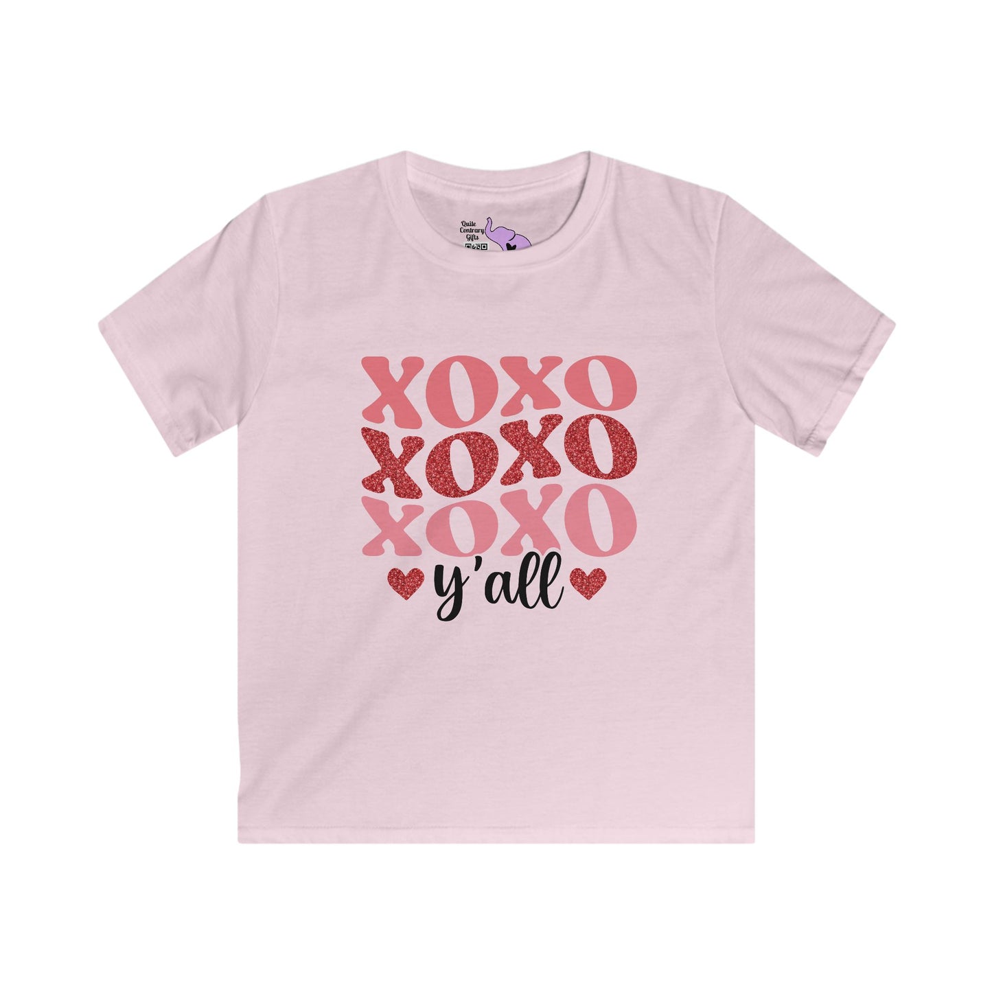 XOXO Y'all Youth Softstyle Tee