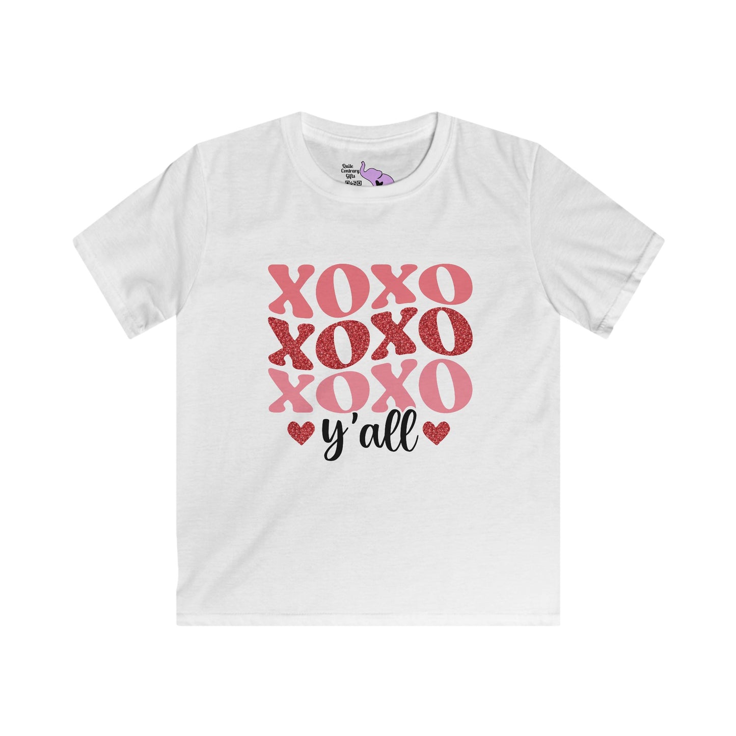 XOXO Y'all Youth Softstyle Tee