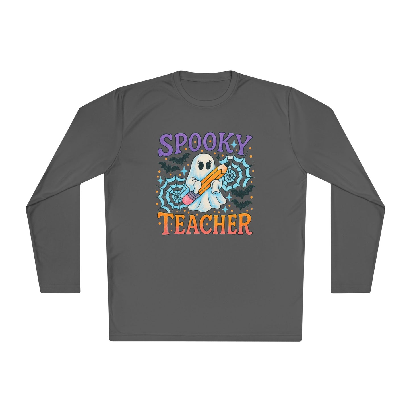 Spooky Teacher Adult Long Sleeve Tee