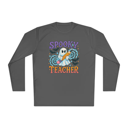 Spooky Teacher Adult Long Sleeve Tee