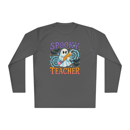 Spooky Teacher Adult Long Sleeve Tee