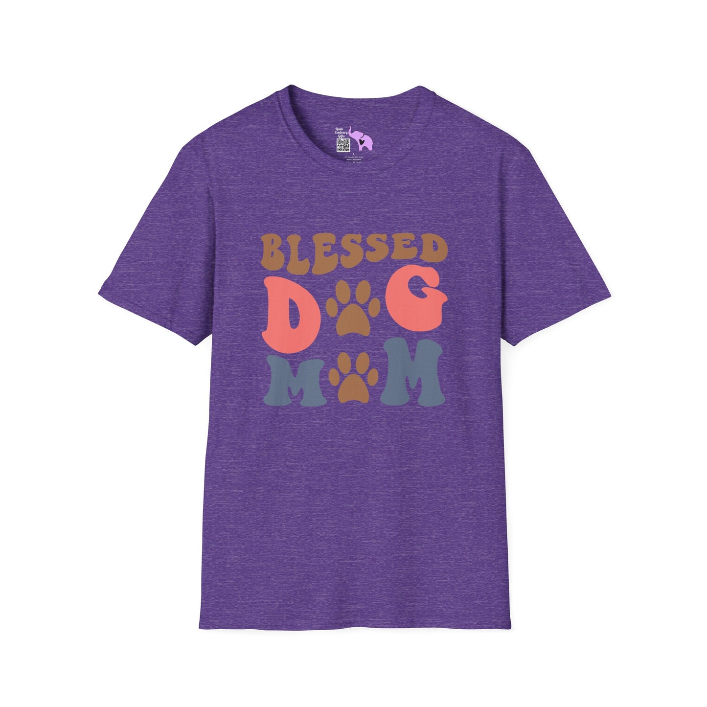 Blessed Dog Mom Adult T-shirt