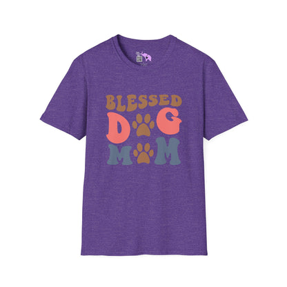 Blessed Dog Mom Adult T-shirt