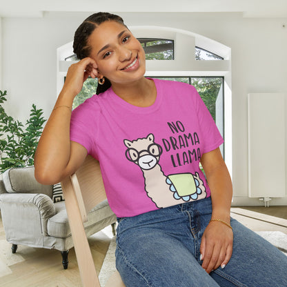 No Drama Llama Adult T-shirt