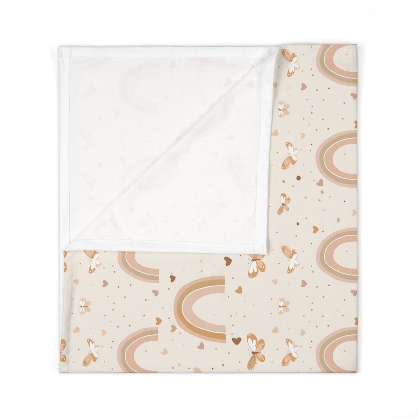 Rainbow Wings & Tiny Things Baby Swaddle Blanket