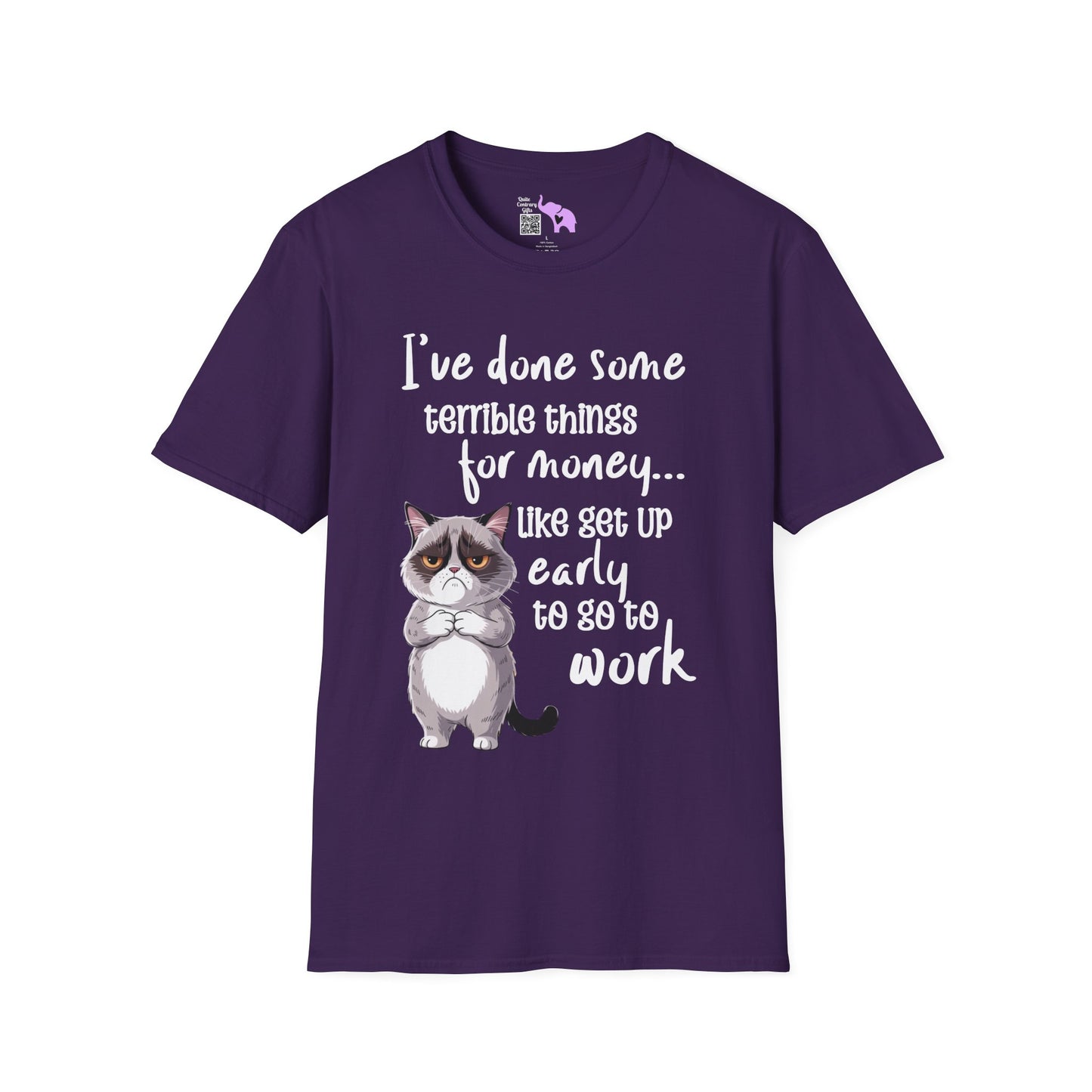 I've Done Some Terrible Things for Money... Adult T-shirt