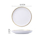 Signature Gold & Silver Trim Dinnerware Set