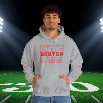 Burton (Stacked) Adult Heavy Blend™ Hooded Sweatshirt