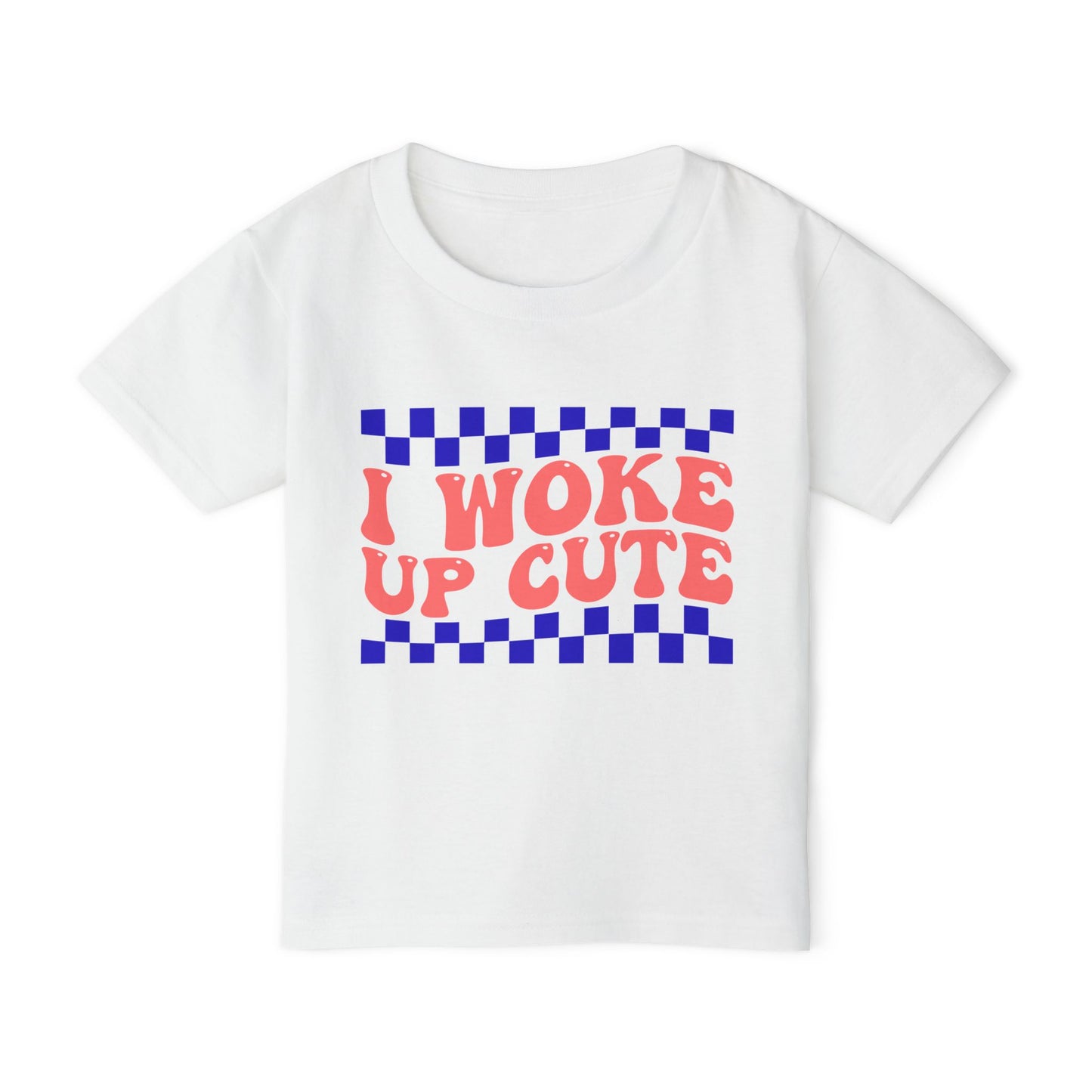 I Woke Up Cute Heavy Cotton™ Toddler T-shirt