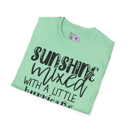 Sunshine Mixed With A Little Hurricane Adult T-shirt