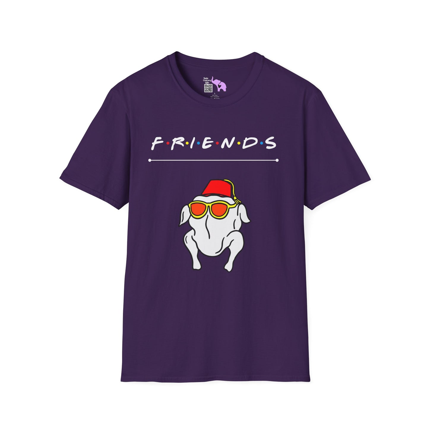 Friends; Thanksgiving Turkey Adult T-shirt