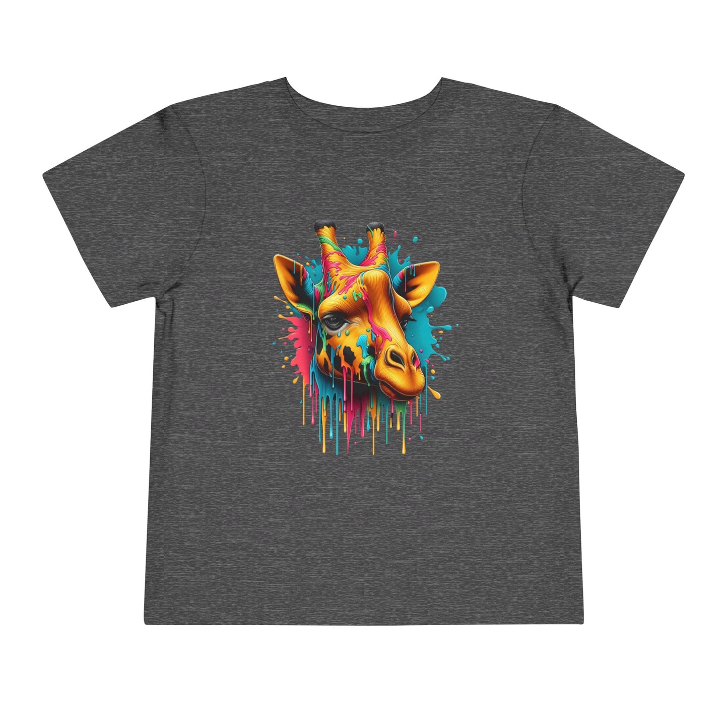 Colorful Giraffe Toddler Tee