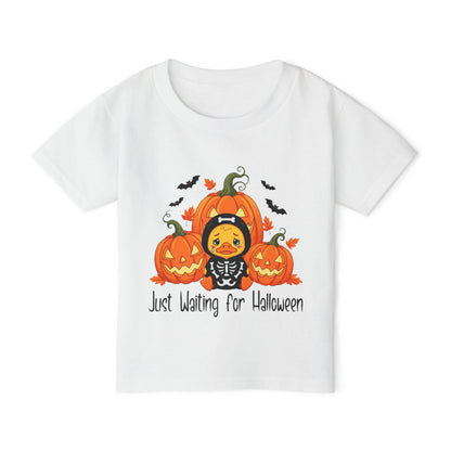 Just Waiting for Halloween Heavy Cotton™ Toddler T-shirt