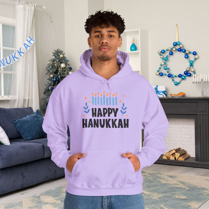 Happy Hanukkah 5 Heavy Blend™ Hooded Sweatshirt