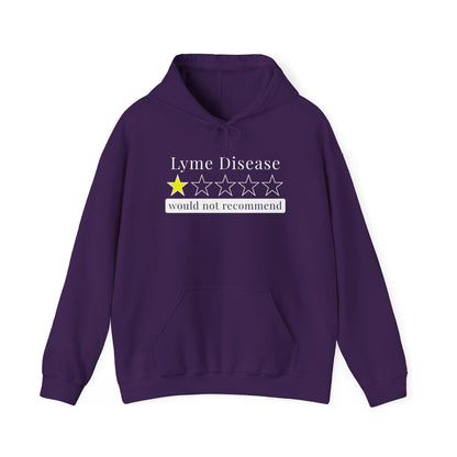 Lyme Disease 1 Star Would Not Recommend Heavy Blend™ Hooded Sweatshirt
