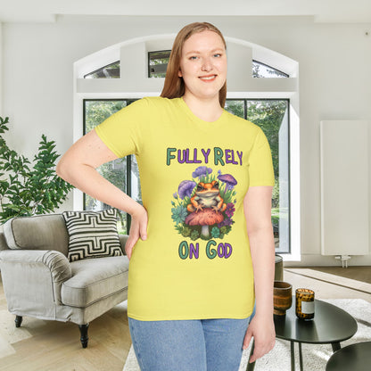 Fully Rely on God FROG Adult T-shirt