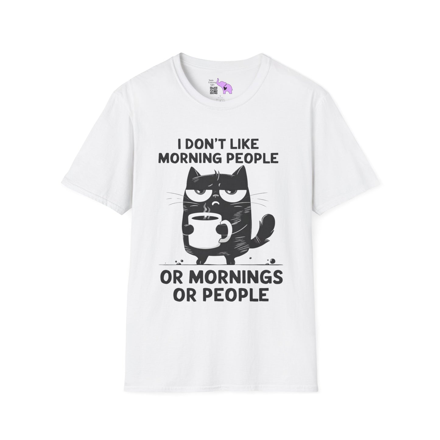I Don't Like Morning People Or Mornings Or People Adult T-shirt