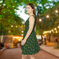 Emerald Canopy Frogs Women's Skater Dress