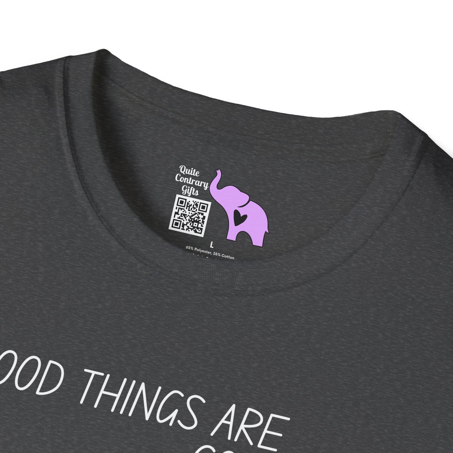 Good Things Are Coming Choose To Be Happy Adult T-shirt