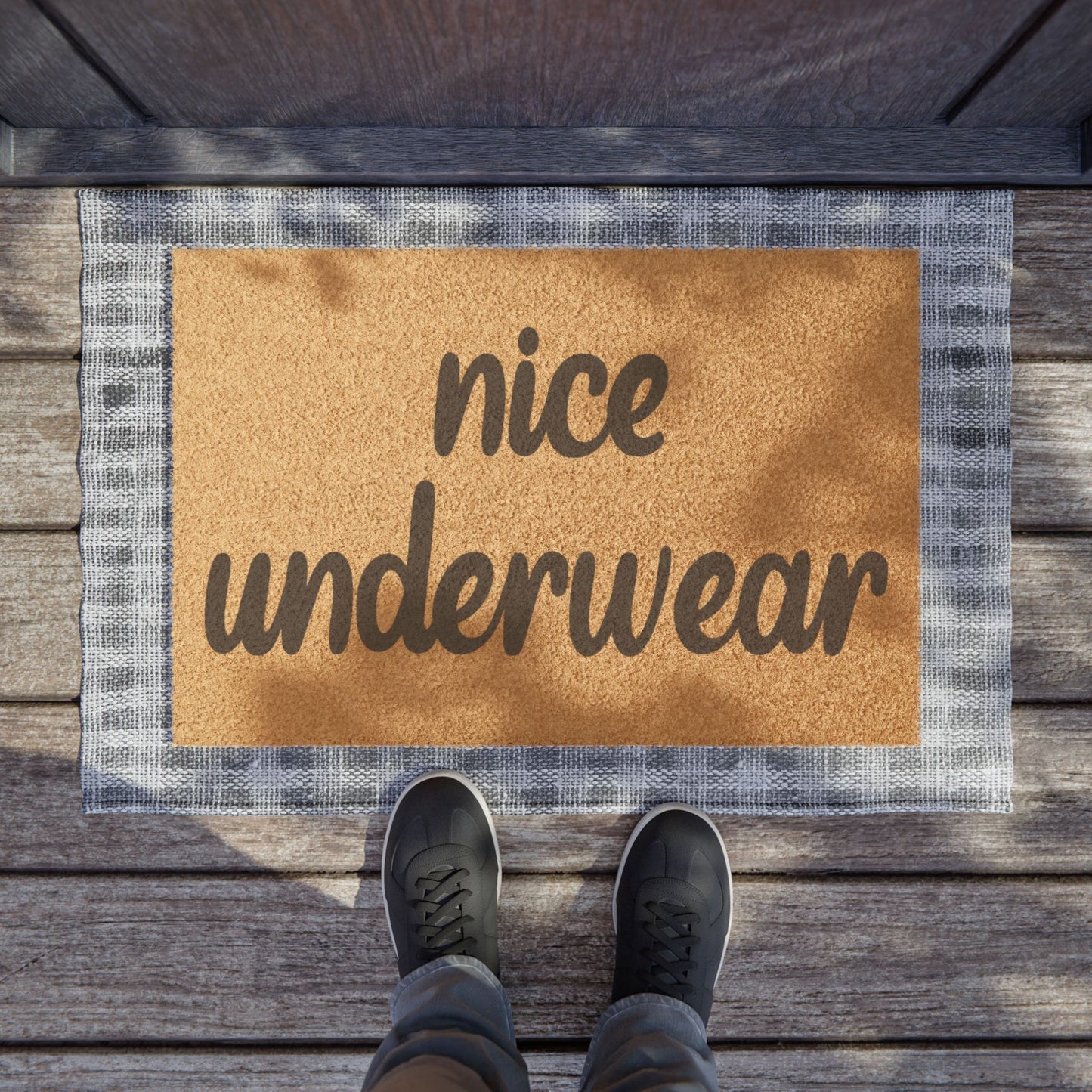 Nice Underwear Coconut Fiber Doormat