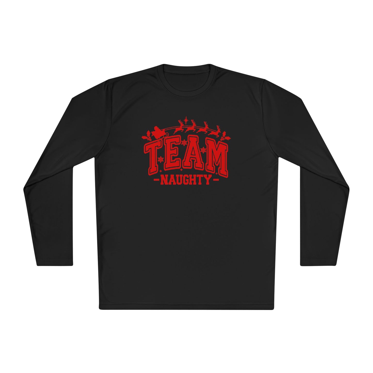 Team Naughty Adult Long Sleeve Tee
