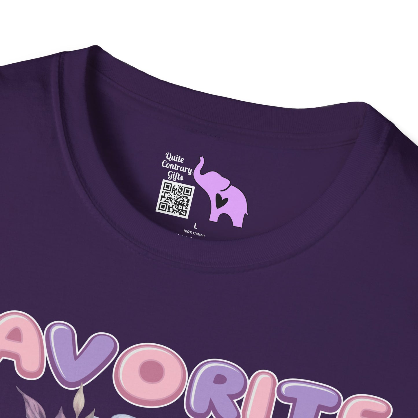 Favorite Auntie Skull Purple/Pink Adult T-shirt