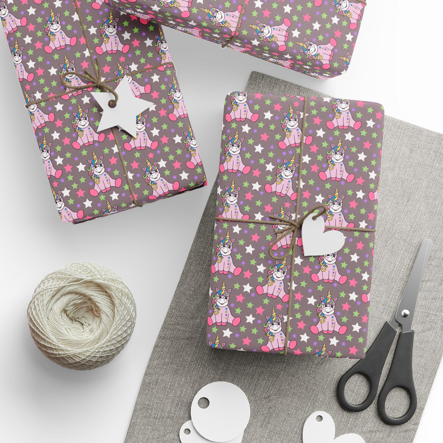 Stardust Unicorn Dreams Wrapping Paper