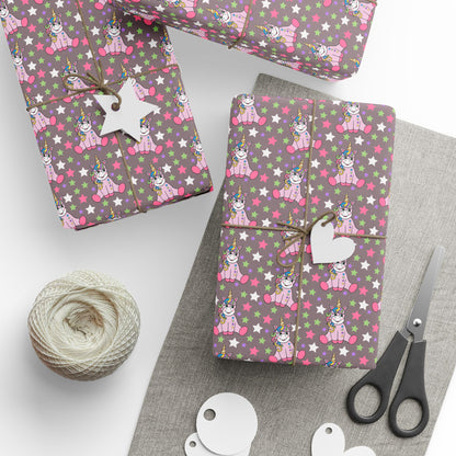 Stardust Unicorn Dreams Wrapping Paper