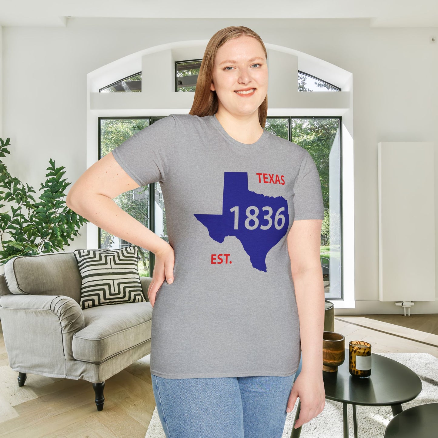 Texas Est. 1836 Adult T-shirt