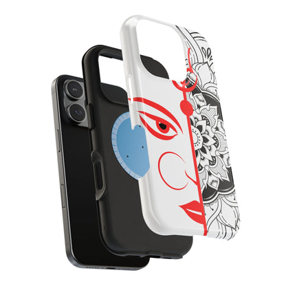 Goddess Durga Mata w/Manala MagSafe® Compatible Tough Case for iPhone