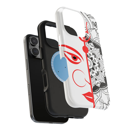 Goddess Durga Mata w/Manala MagSafe® Compatible Tough Case for iPhone