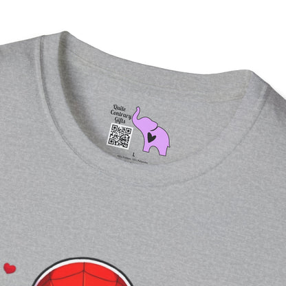 Valentines Spiderman Adult T-shirt