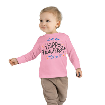 Happy Hanukkah 2 Toddler Long Sleeve Tee