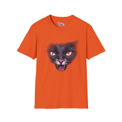 Black Cat Face T-shirt