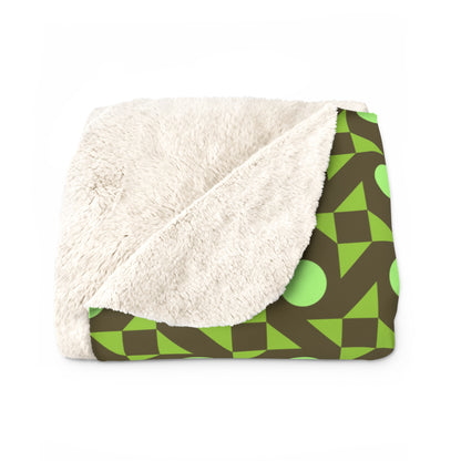 Pistachio Pinwheels Basic Bedding Set