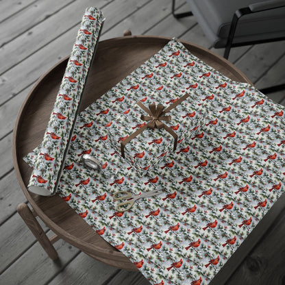 Cardinal Winter Elegance Wrapping Paper