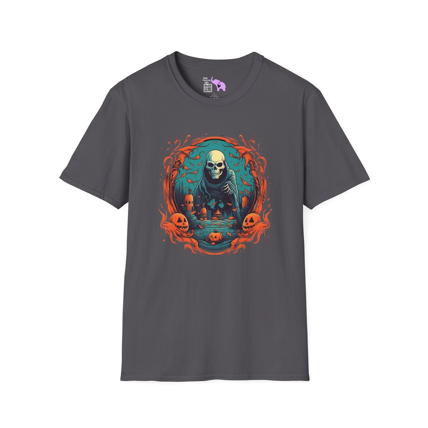 Creepy Ghost 3 Adult T-shirt