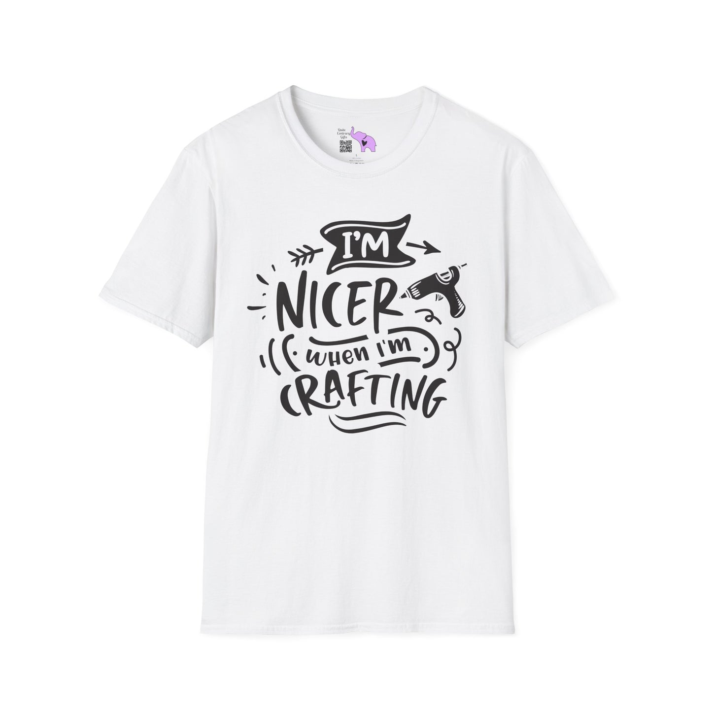 I'm Nicer When I'm Crafting Adult T-shirt