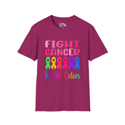 Fight Cancer in All Colors 21 Adult T-shirt